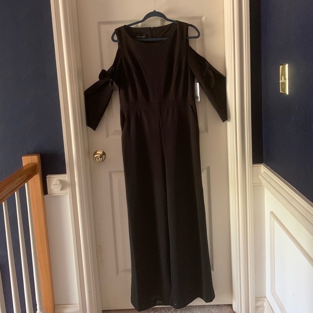 NWT Donna Morgan cold shoulder jumpsuit